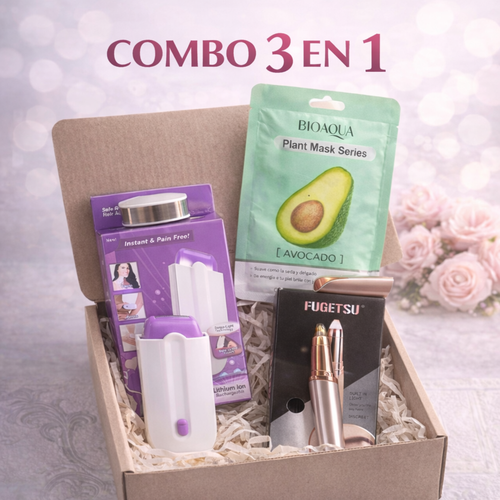 Depiladores (corporal + cejas) + mascarilla facial | 3 en 1